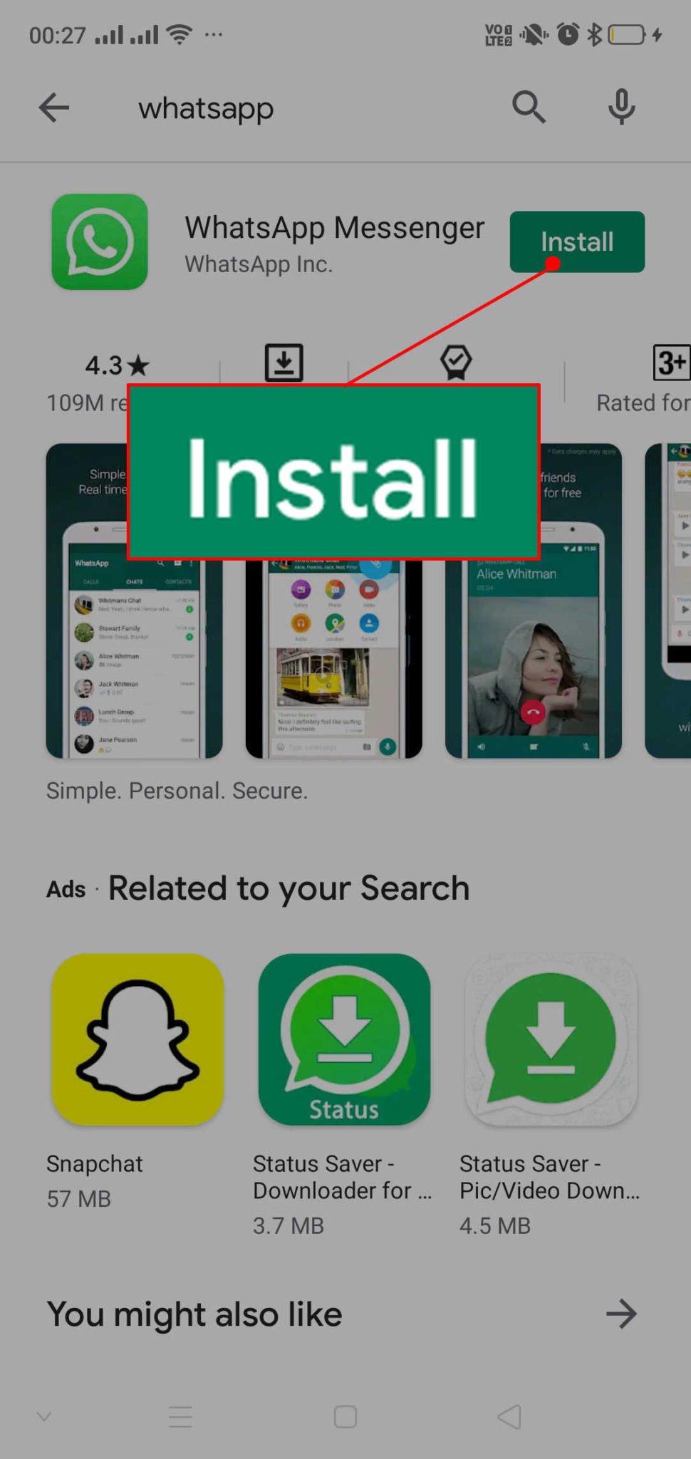 install whatsapp on iphone without app store