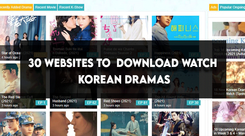 Popular KDrama Websites