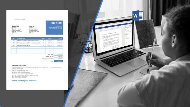 Bill Formate Utilisation & Selection In Word1